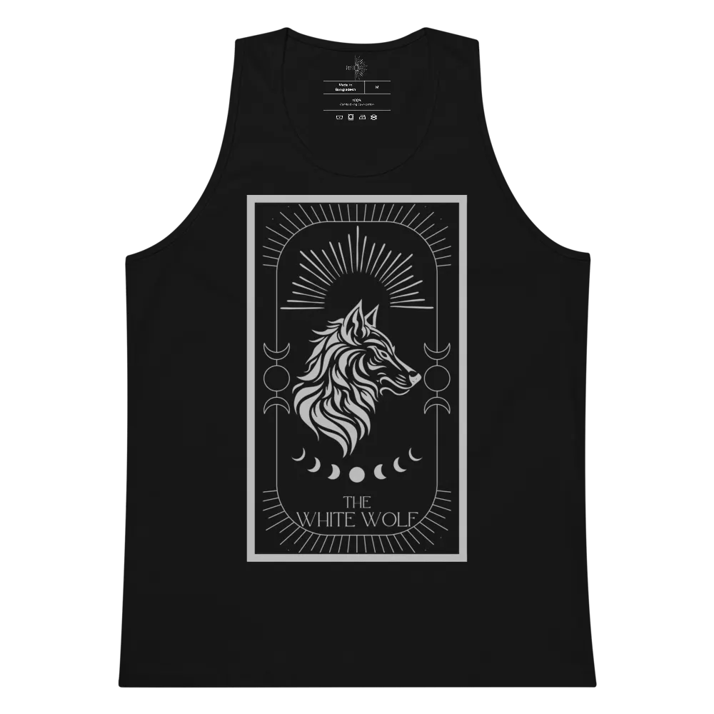 The White Wolf Silver Tarot Tank Top product image (5)