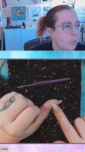 Apollo had glitter on him. For zero reason. Why was it there?! Does my cat have a side hustle?! #cat #twitch #glitter #crafting