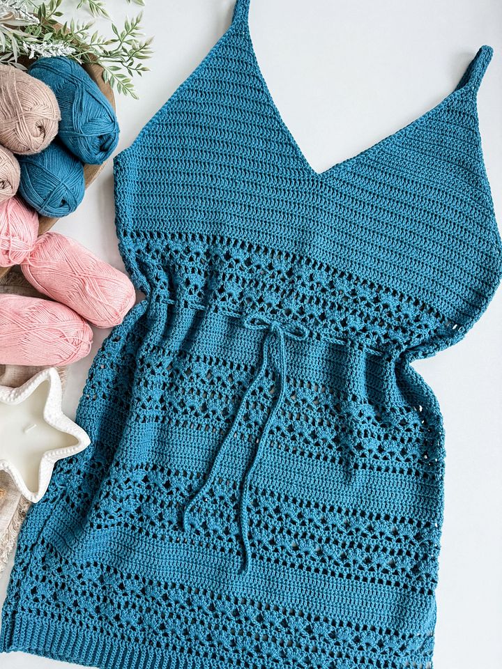 Caribbean Cocktail Coverup Crochet Pattern product image (2)