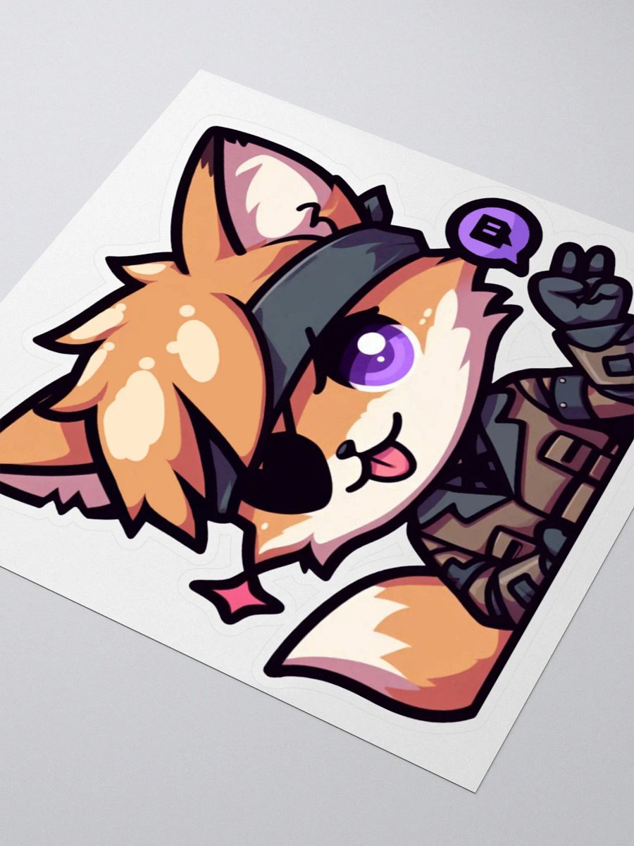 Boss Fox Chat Bubble Sticker product image (5)