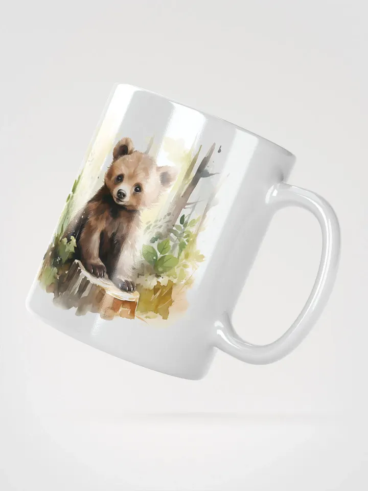 Forest Cub White Glossy Mug product image (2)