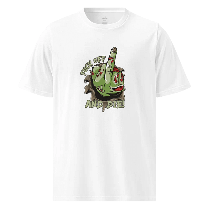 Zombie Middle Finger Graphic Athletic T-Shirt by Under Armour® product image (1)