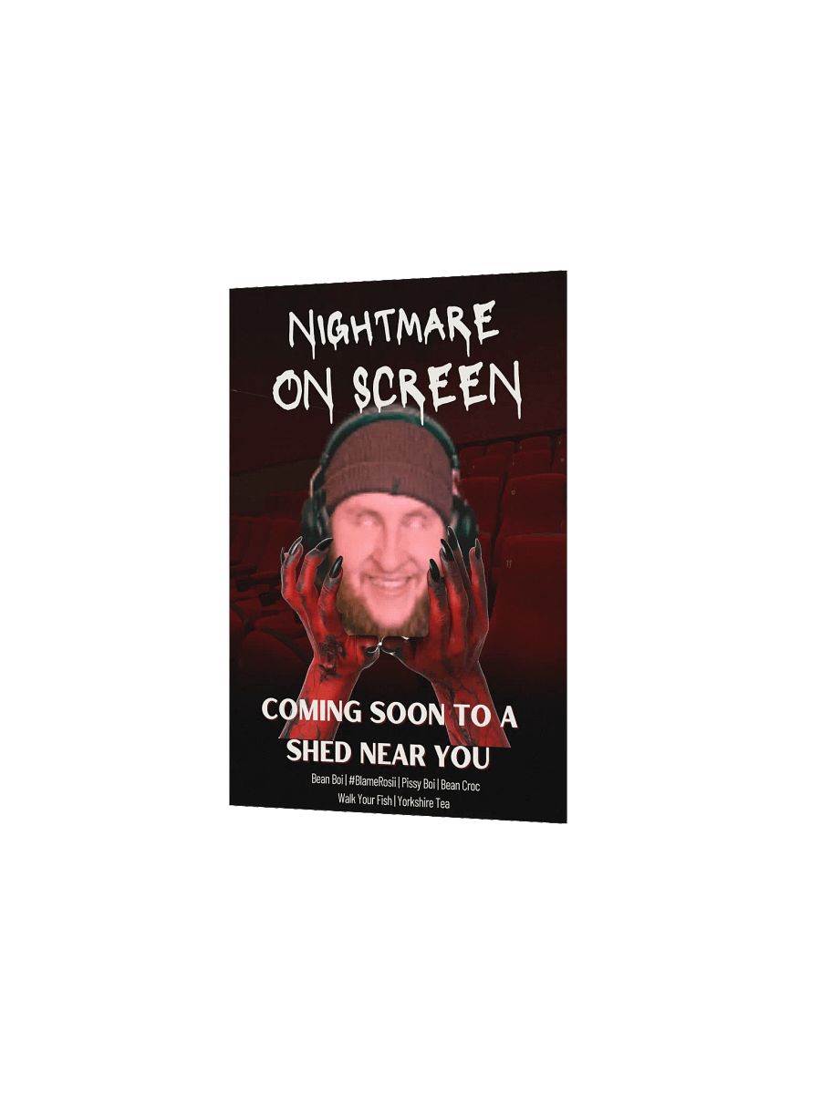 'NIGHTMARE ON SCREEN' Poster product image (11)
