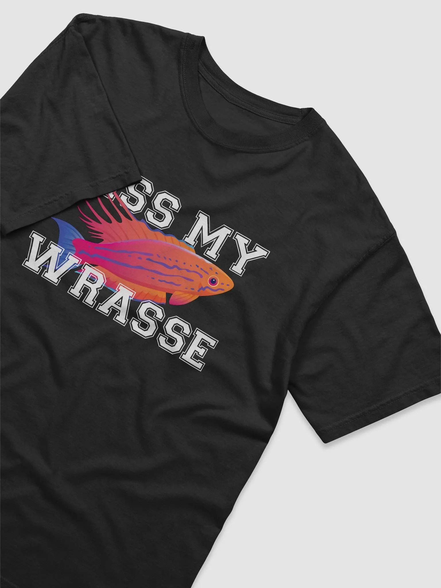 Kiss My Wrasse (Fairy Wrasse) | T-Shirt for Saltwater and Coral Reef Aquarium Hobbyists product image (3)