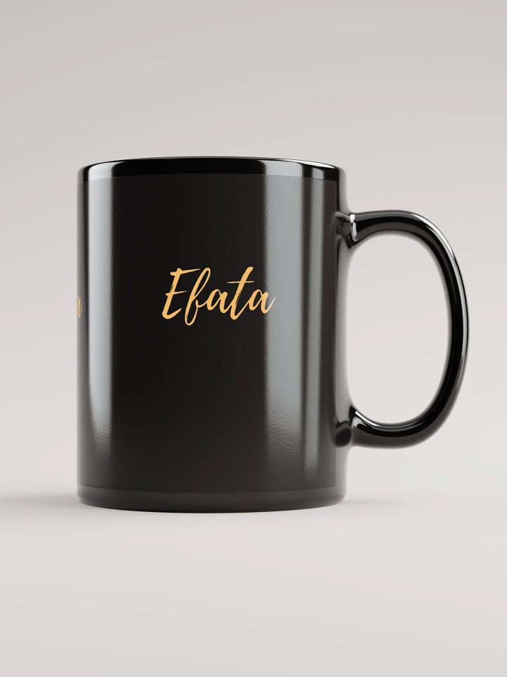 Black Glossy Mug- EFATA Mystique product image (2)