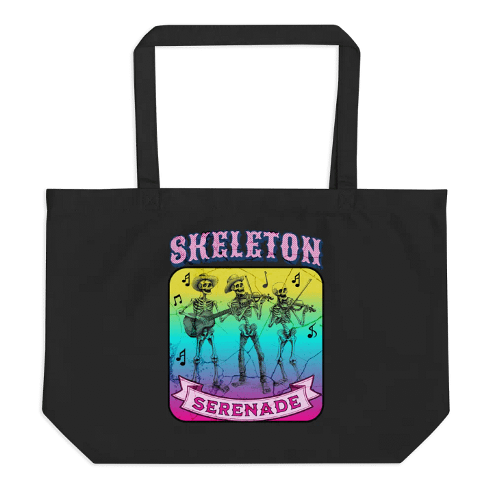 Skeleton Serenade Tote Bag product image (1)