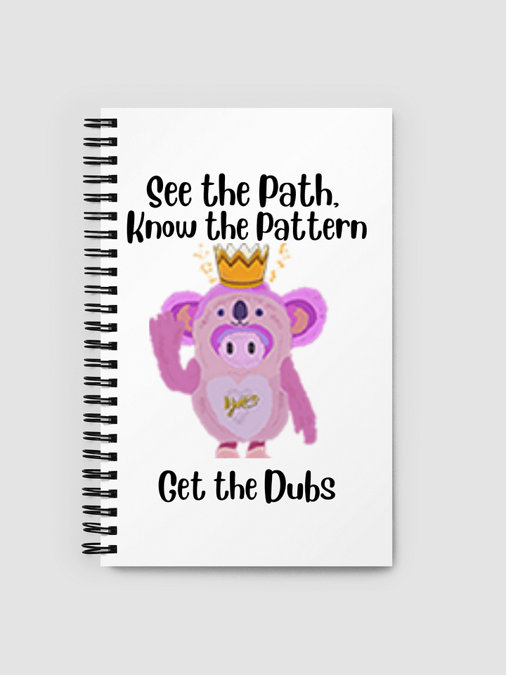 Cuddly Koala with Words Spiral Notebook product image (1)