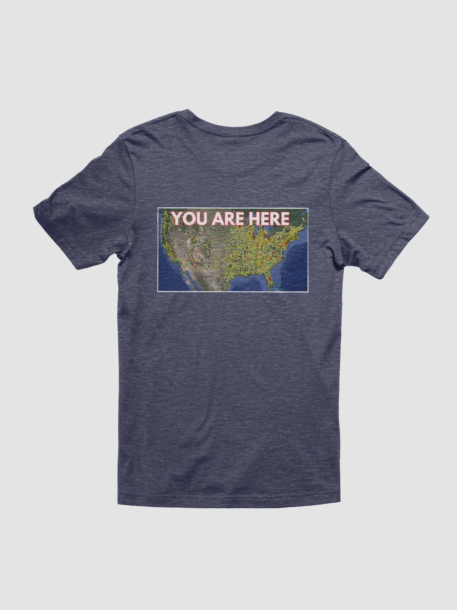 hugequiz US "You Are Here" T-Shirt product image (21)