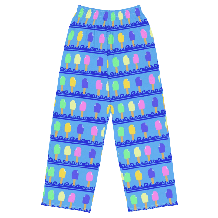 Ice Cream Bars Pattern Wideleg Pants product image (2)