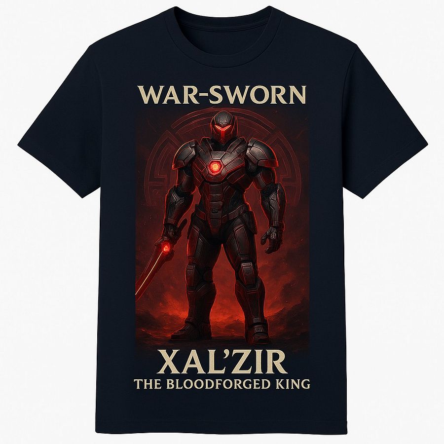 🔥 War-Sworn: Xal’zir The Bloodforged King T-Shirt product image (1)