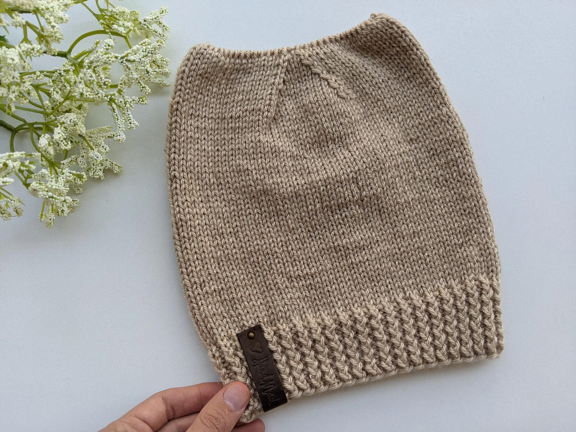 Knit Cat Ears Hat Pattern product image (6)