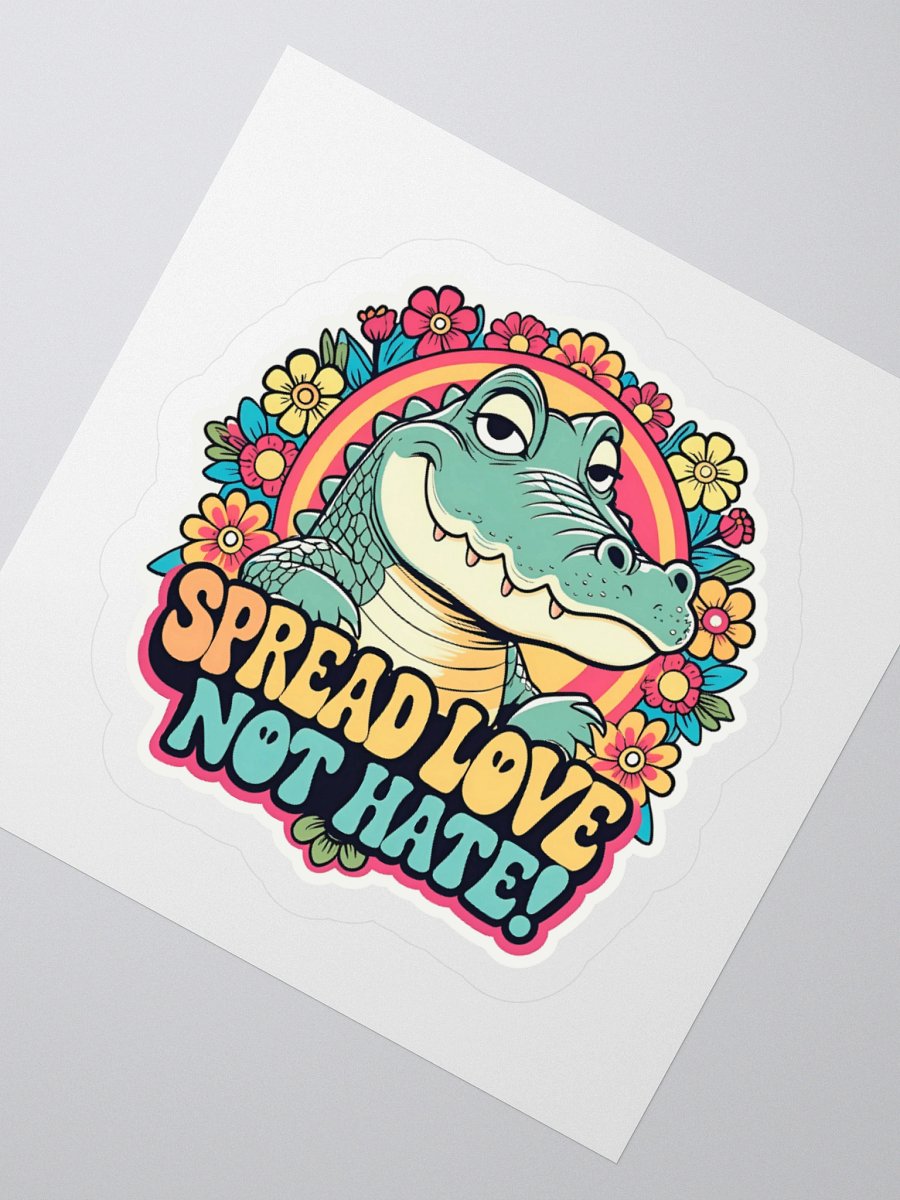 Groovy Crocodile Love Sticker product image (4)