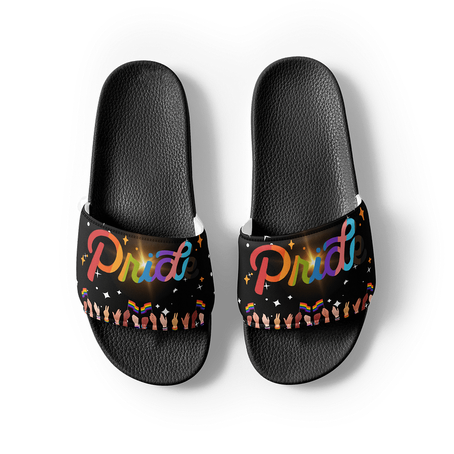 LGBTQIAP2S+ 2025, Pride Glow, Women's Slides product image (3)