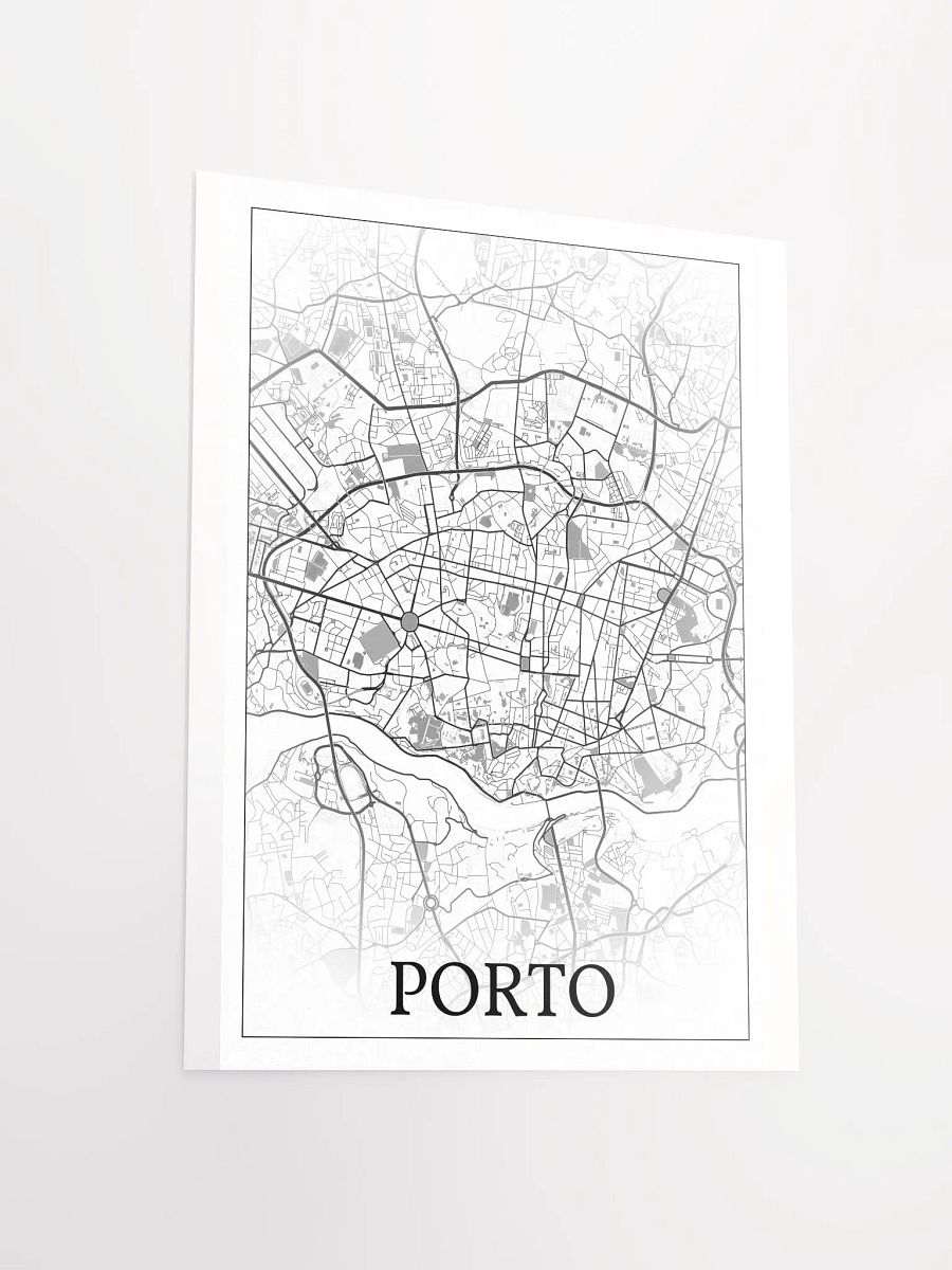 Porto, Portugal, city map print product image (12)