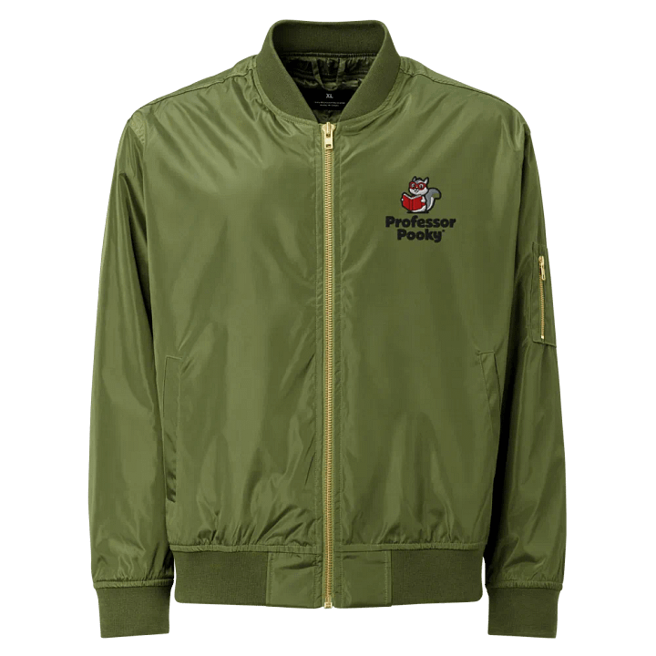 embroidered professor pooky Recycled Bomber product image (1)