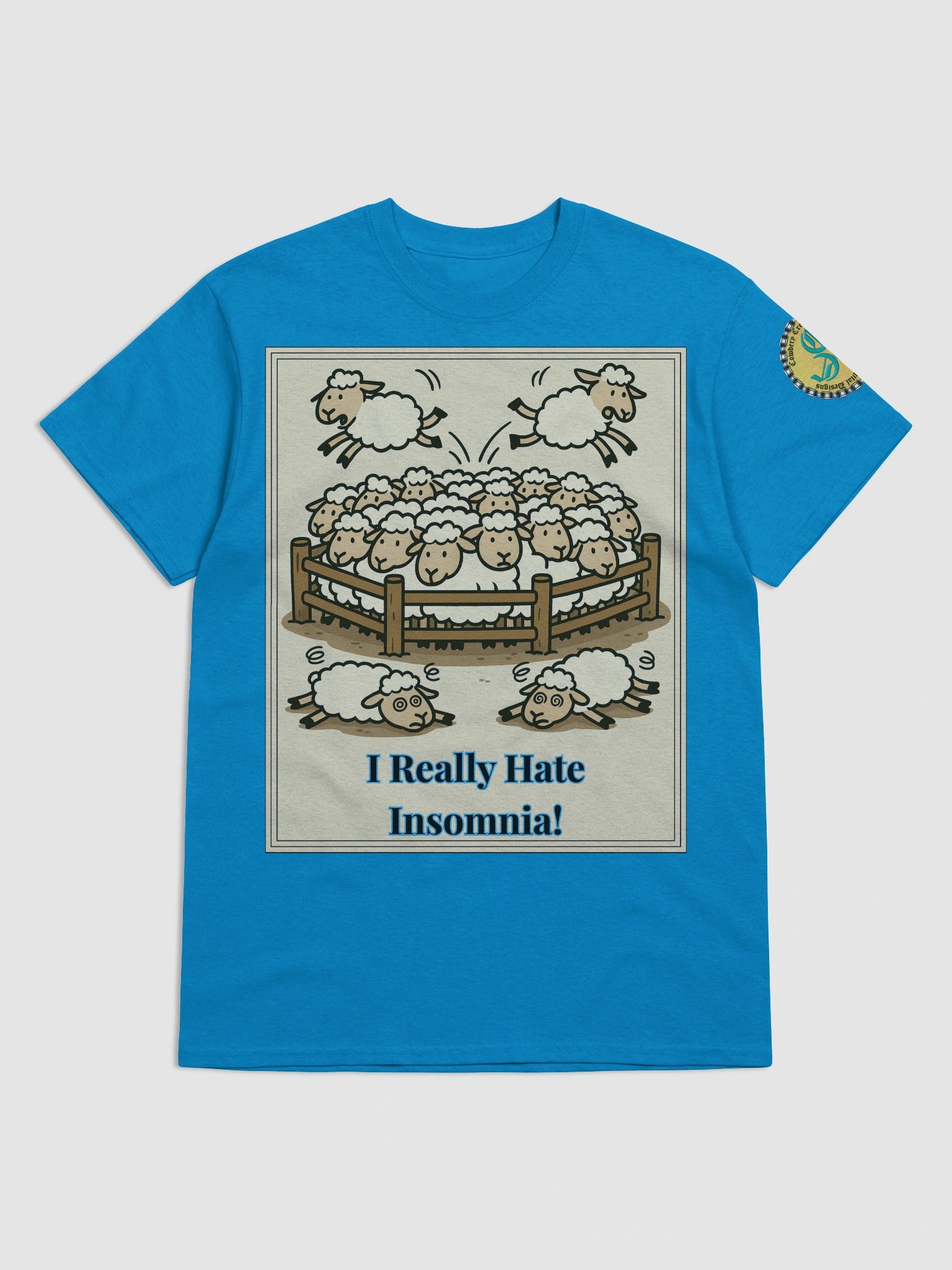 I Really Hate Insomnia (Both) Gildan Heavyweight T-Shirt Colors (2) product image (53)