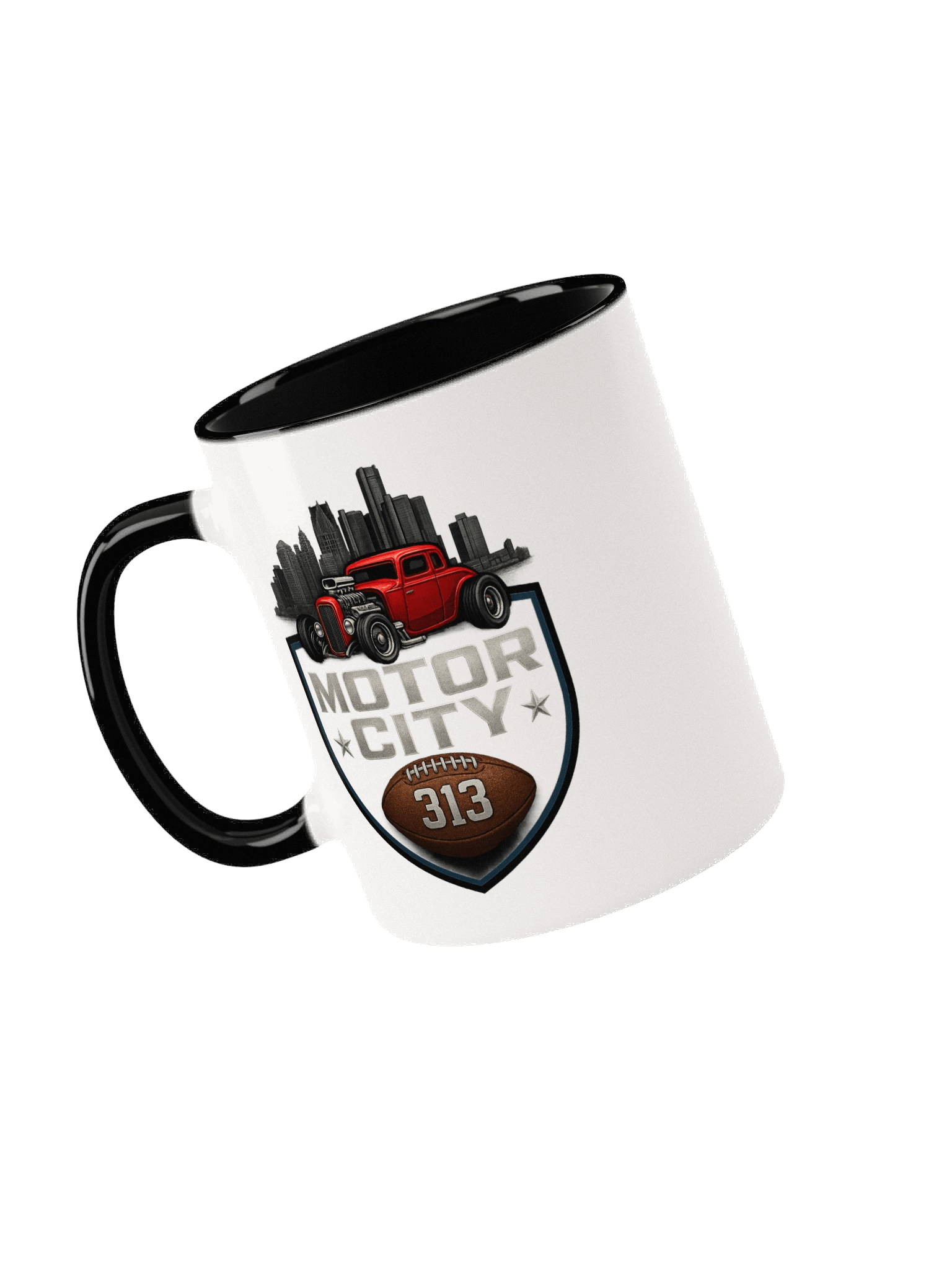 Motor City 313 Emblem Ceramic Mug product image (5)