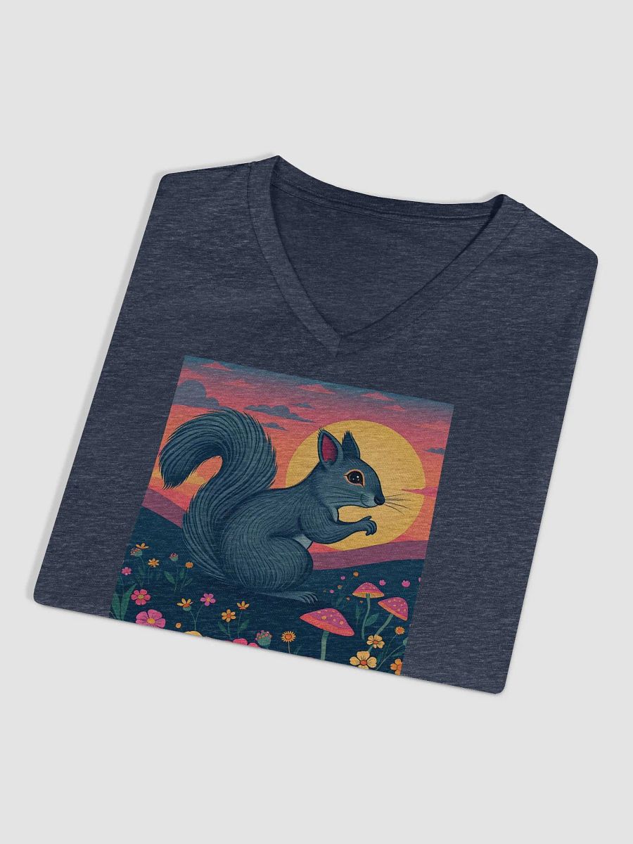 Sunrise Squirrel Women's V-Neck Tee product image (3)