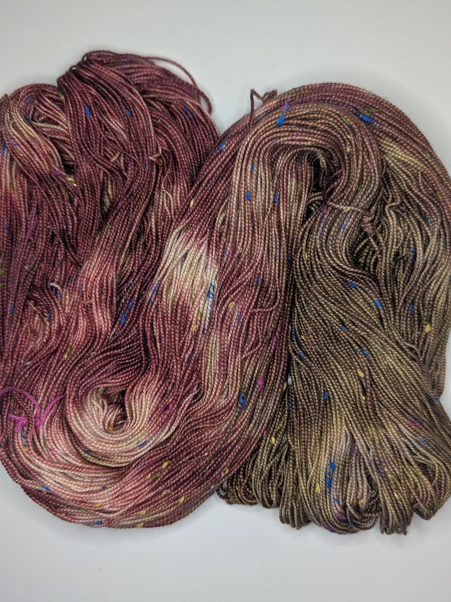 Chocolate Raspberry Donegal (sock) product image (1)