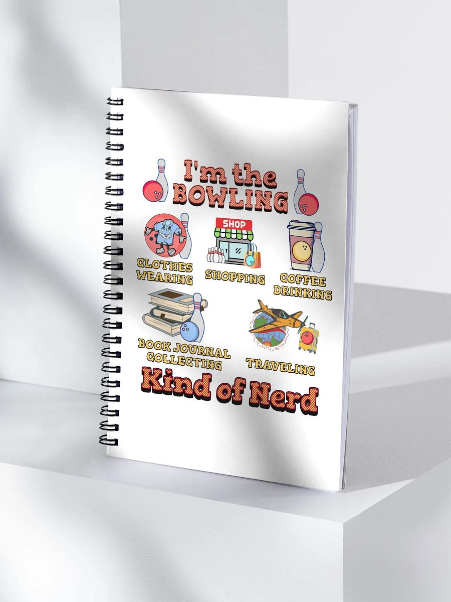 Im The Bowling Kind Of Nerd Playful Spiral Notebook product image (1)