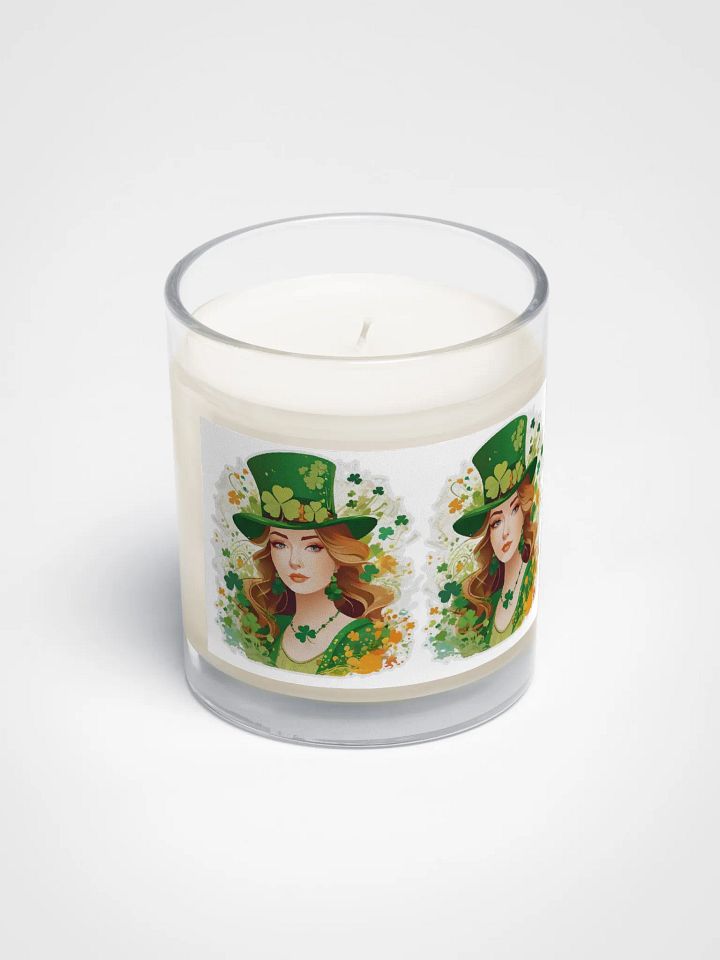 Whimsical Boho St Patrick’s Day Soy Candle product image (2)