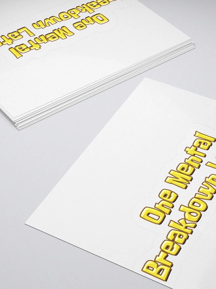 Breakdown - Sticker product image (2)