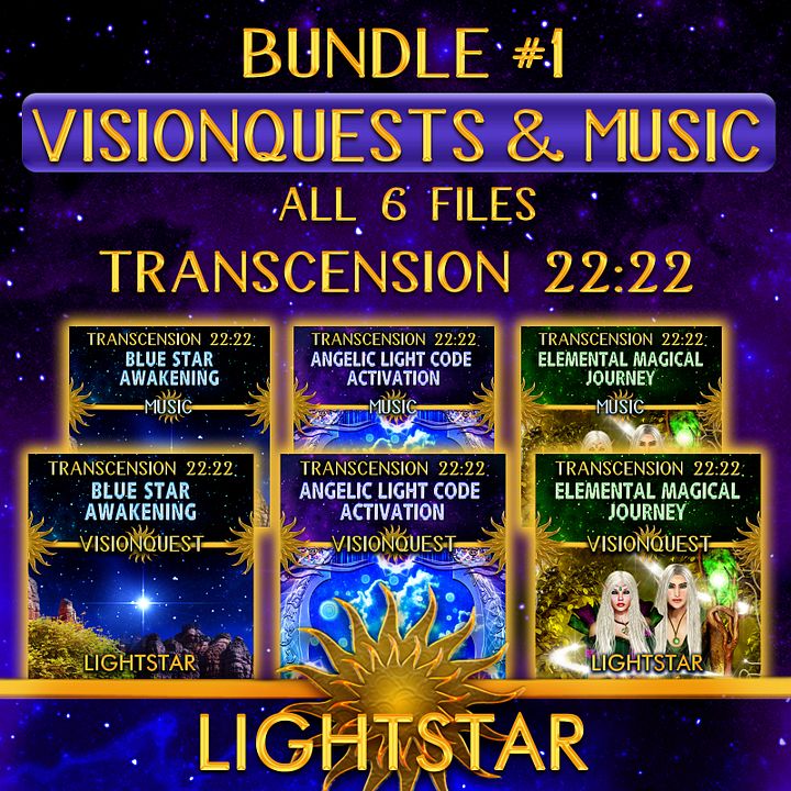 Transcension 22:22 VisionQuests & Music (Bundle #1 All 6 Files) product image (1)