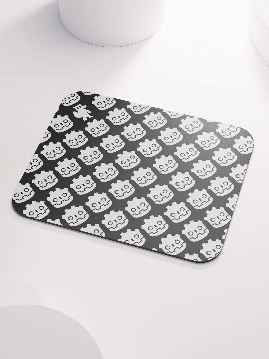 MOUSE PAD - GODOT & FOX DUOTONE BLACK AND GREY product image (4)