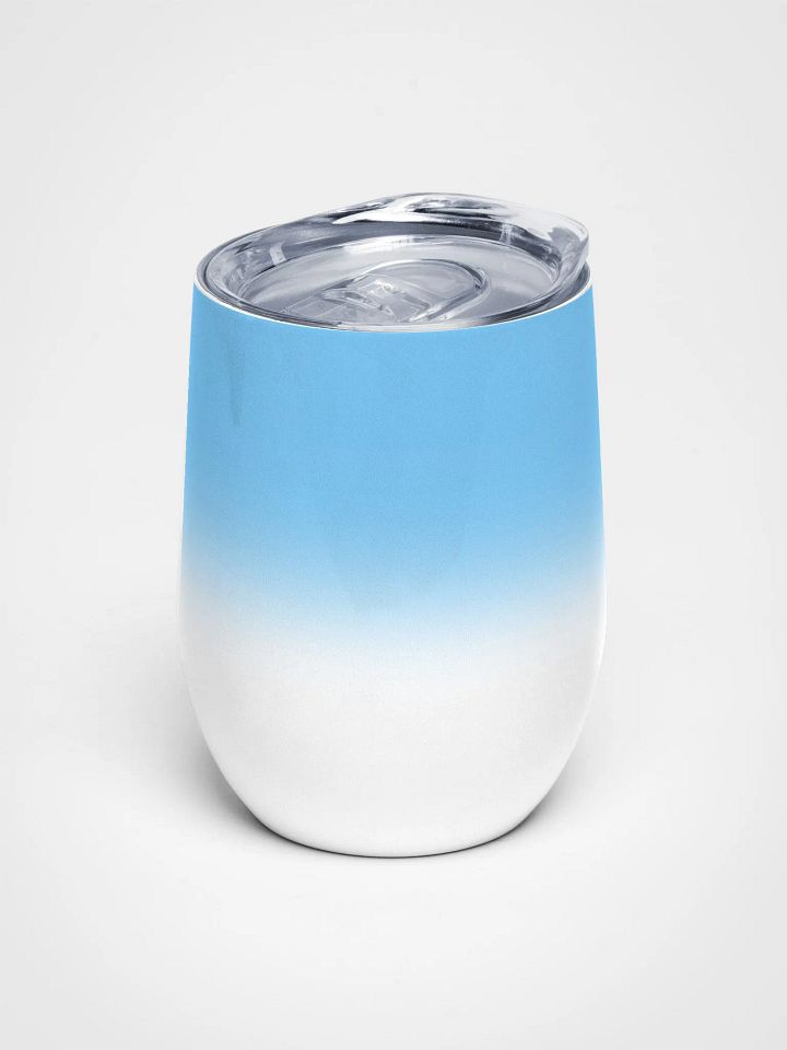 Wine tumbler - Light blue gradient product image (1)