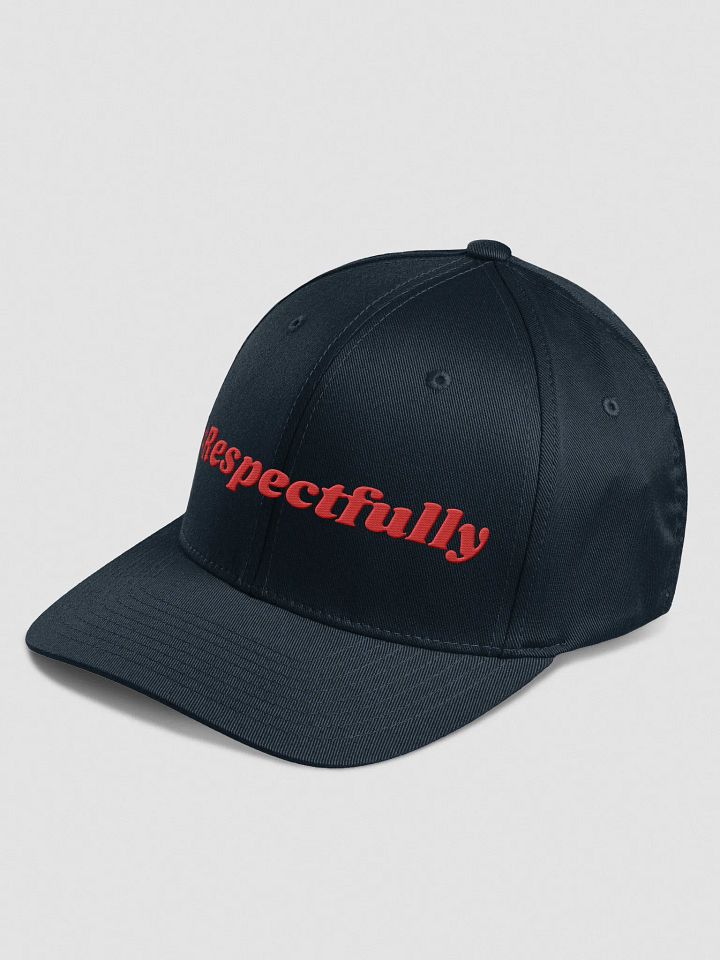 #Respectfully Flex Fit Hat (Red) product image (11)