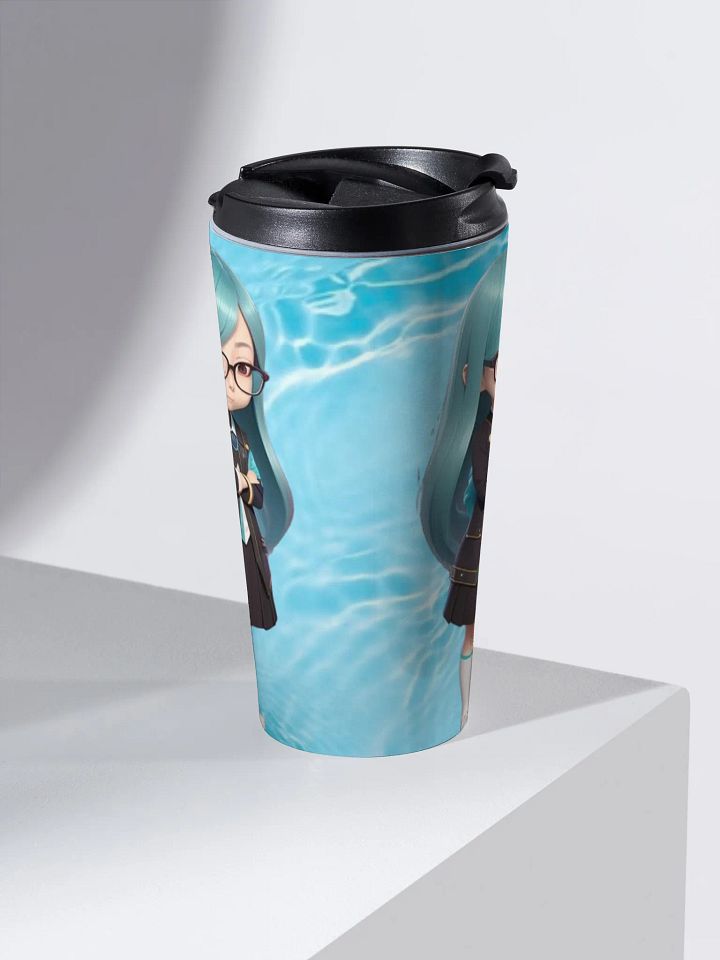 (Aqua CHIBI) K Stainless Steel Travel Mug product image (2)