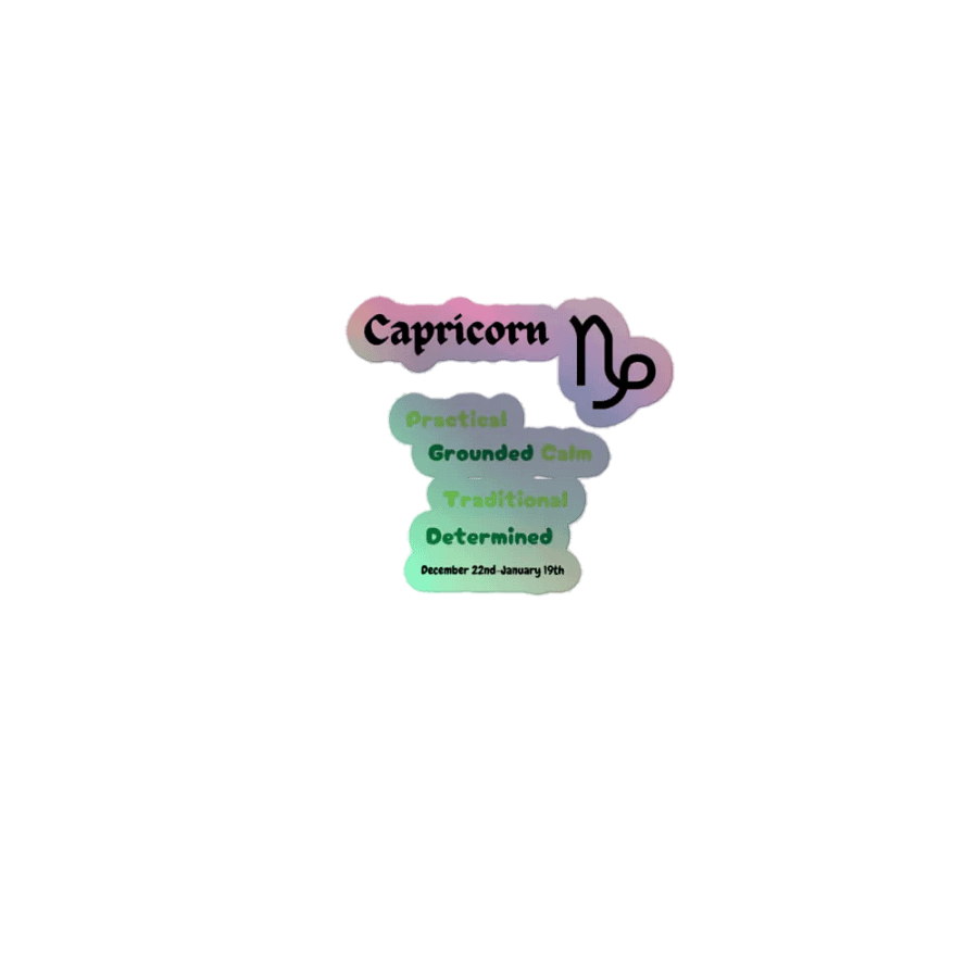 Capricorn Colorful Stickers product image (1)