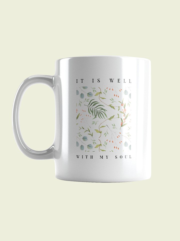 It Is Well With My Soul Flowers Mug product image (1)