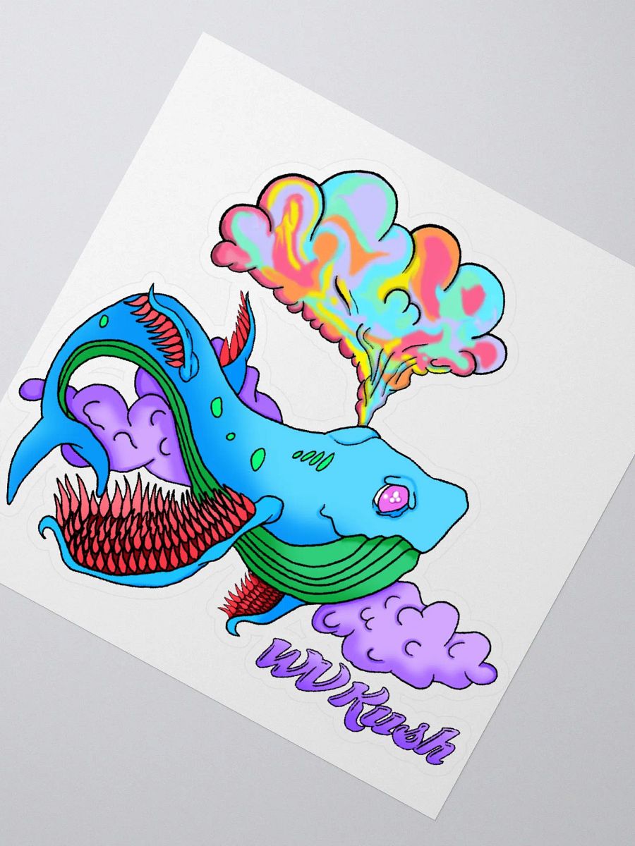 WVKush Flying Whale Sticker product image (2)