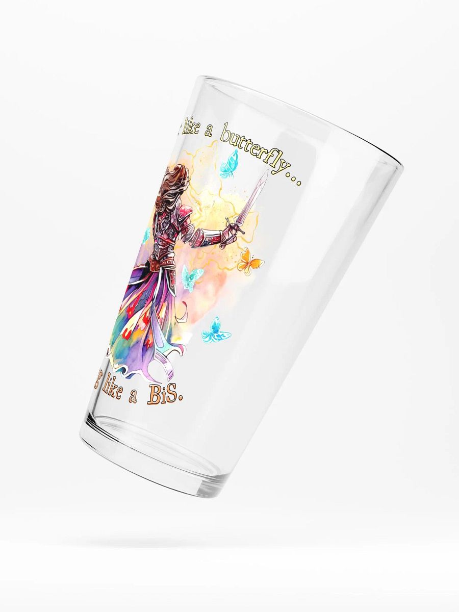 Float Like a Butterfly Pint Glass product image (5)