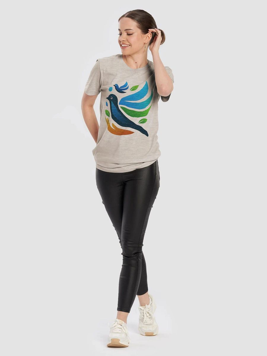 Whimsical Avian Harmony T-Shirt product image (107)