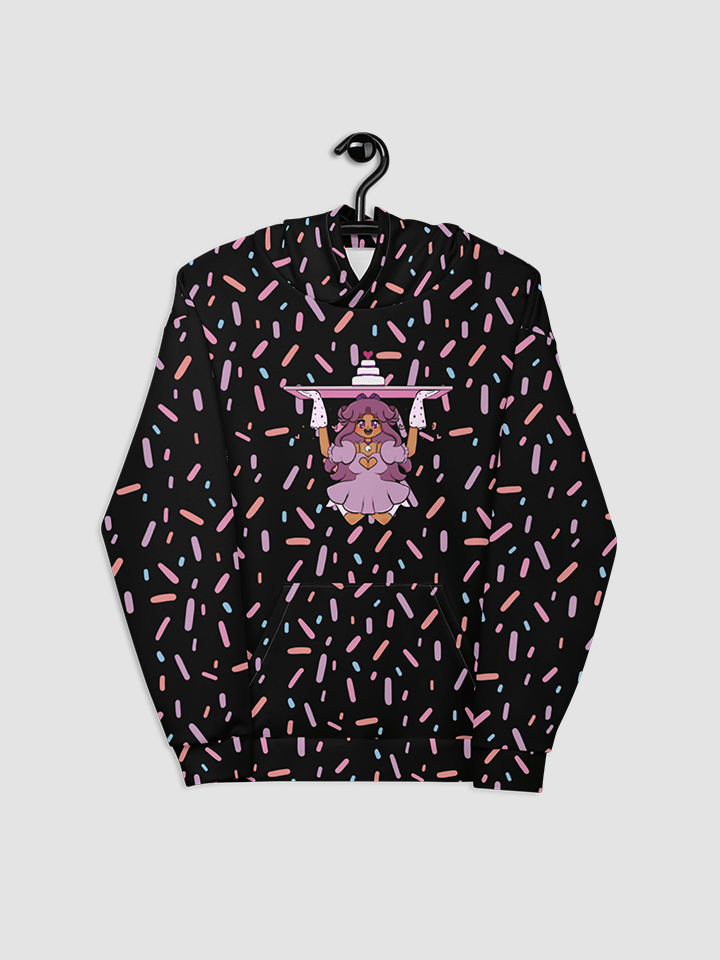 Black Forest Sprinkles Hoodie Unisex Sizing product image (4)