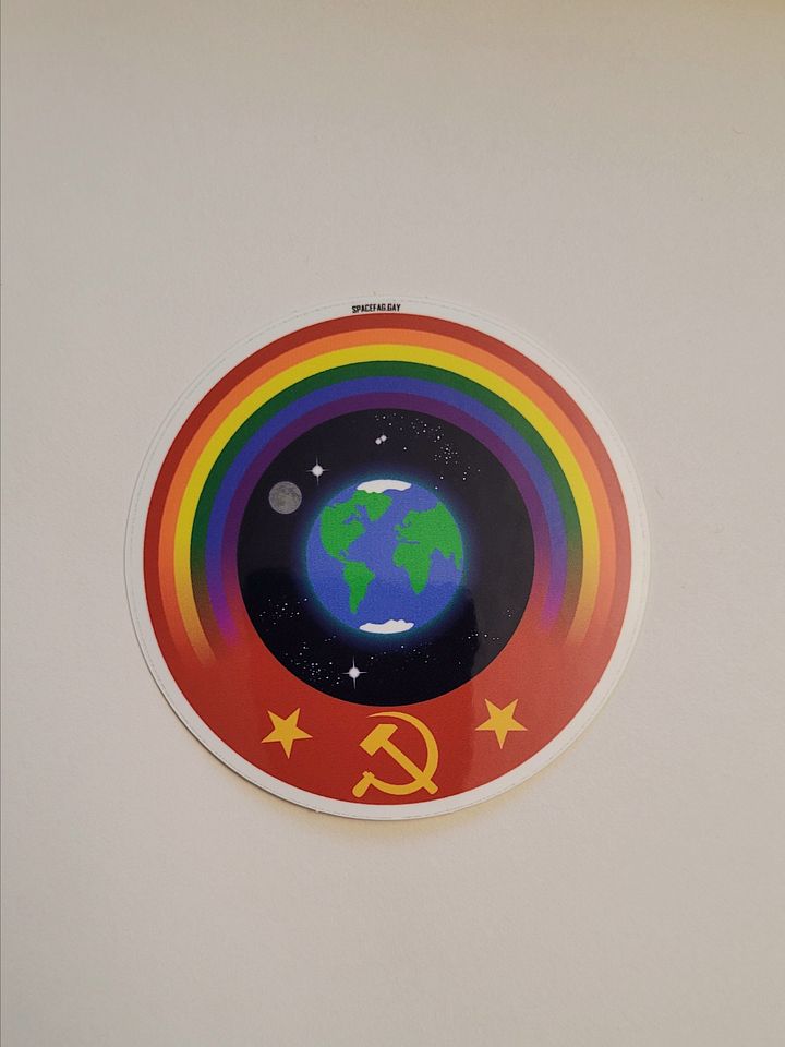 Gay Communist World Sticker product image (1)