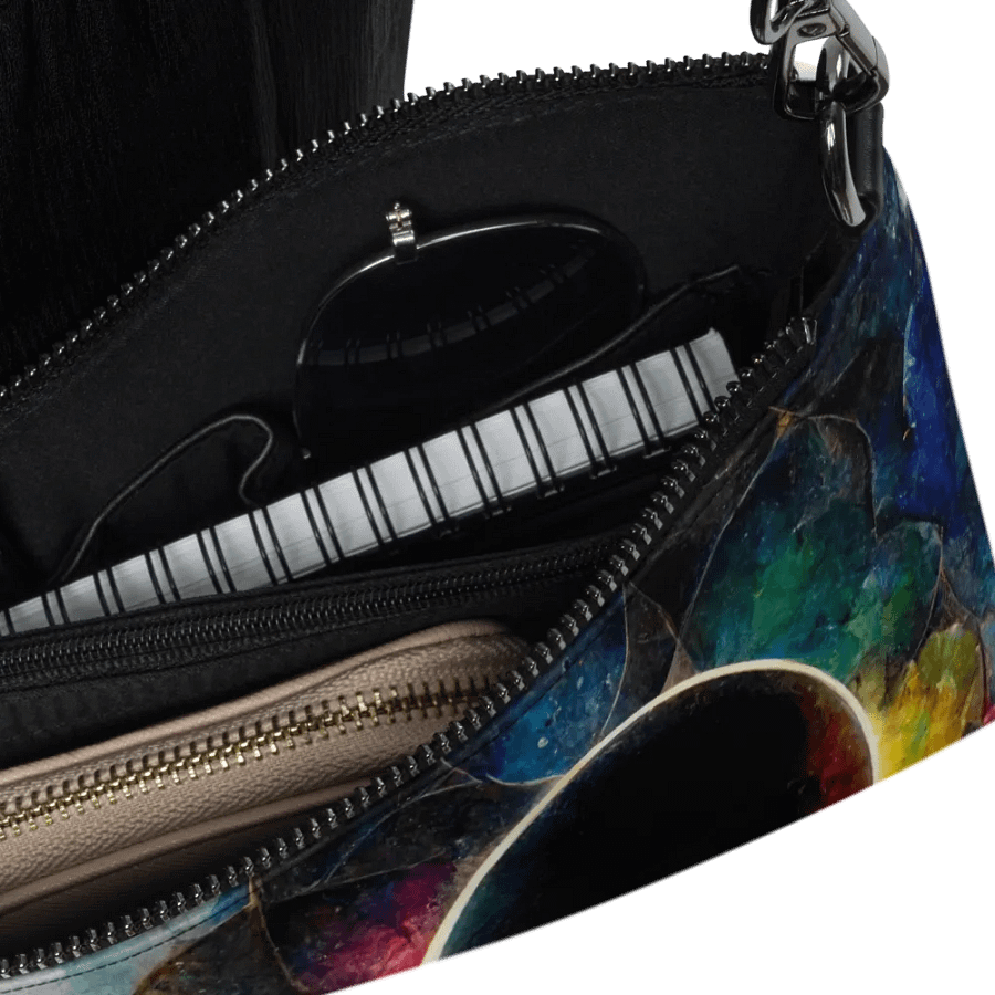 faux leather Cosmic Eclipse Crossbody Bag product image (6)