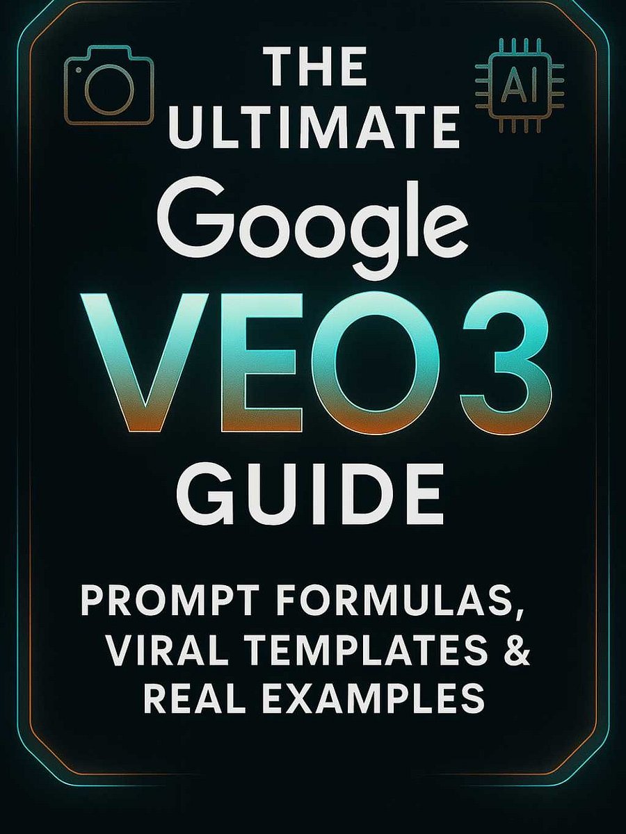 Ultimate Google VEO 3 Prompt Guide for VIRAL Videos (Updated Regularly) product image (1)