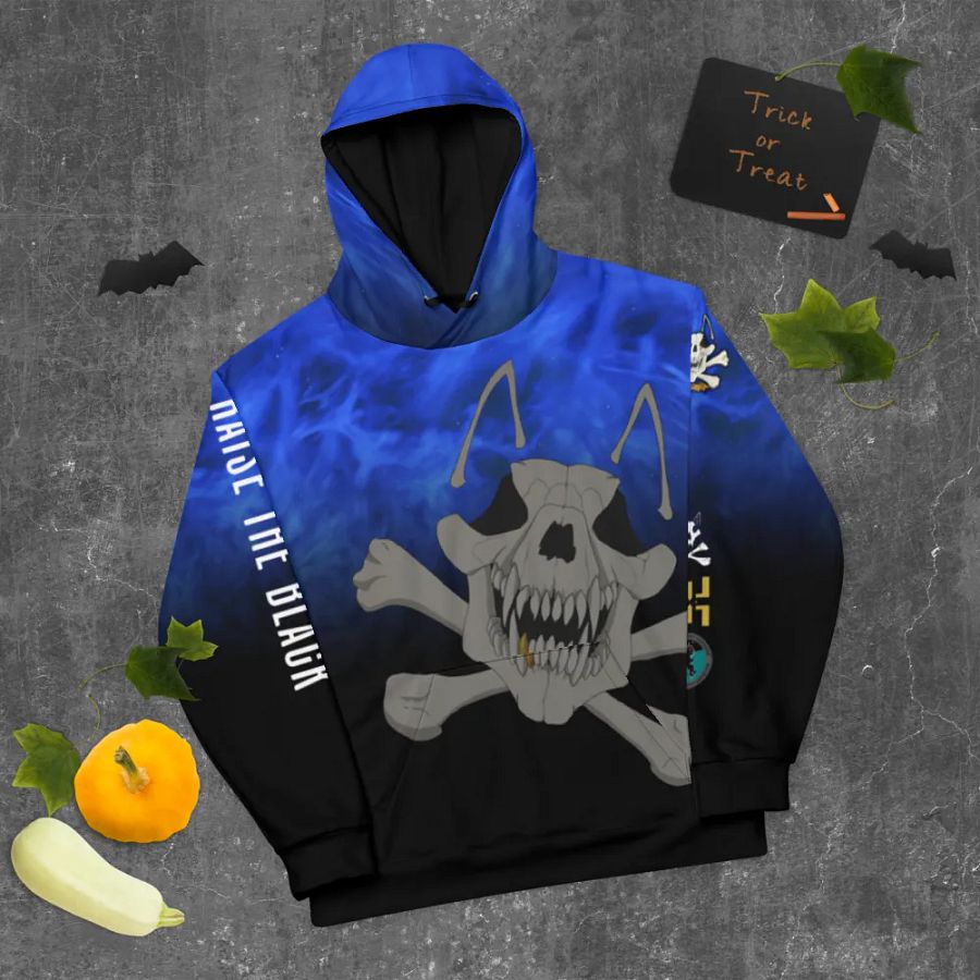 Mongrel Squad Straight Outta Klescher Blue/Black Hoodie product image (9)