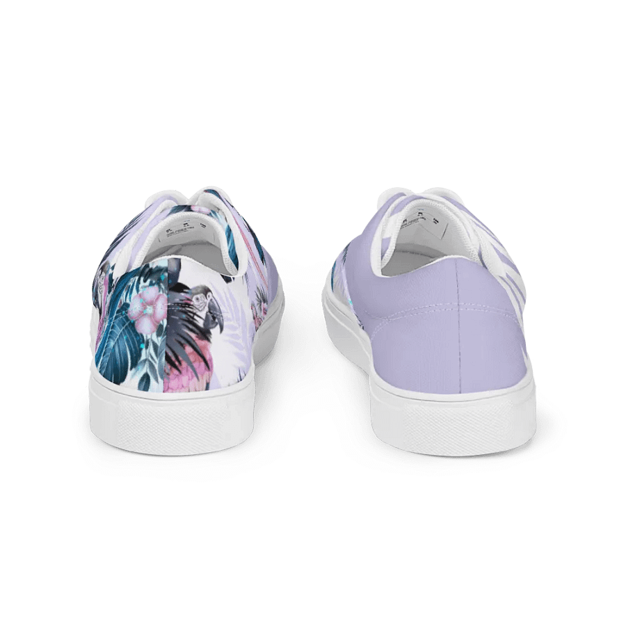 Elysian Birds-Women's Lace-Up Canvas Shoes product image (7)