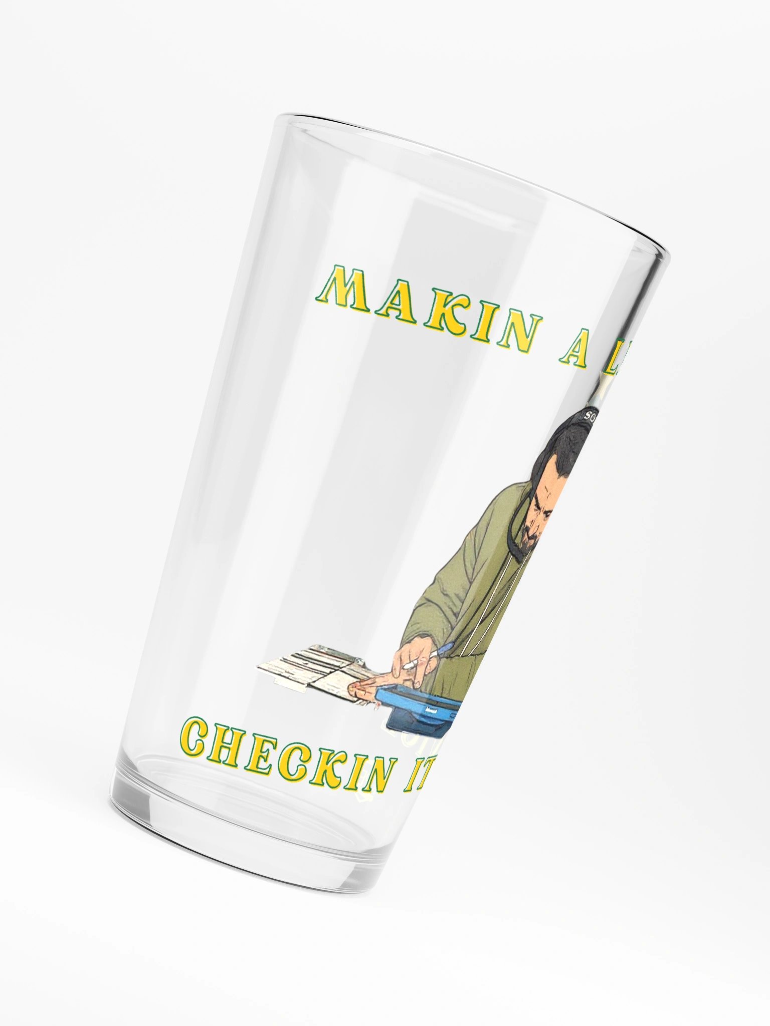Makin a List Shaker Pint Glass product image (6)