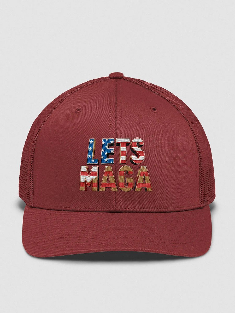 Patriotic LETS MAGA Snapback Cap product image (1)