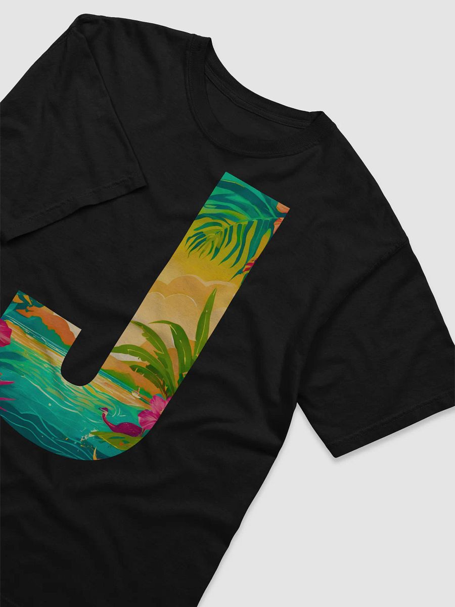 Tropical Sunset Paradise T-Shirt (Letter-J) product image (5)