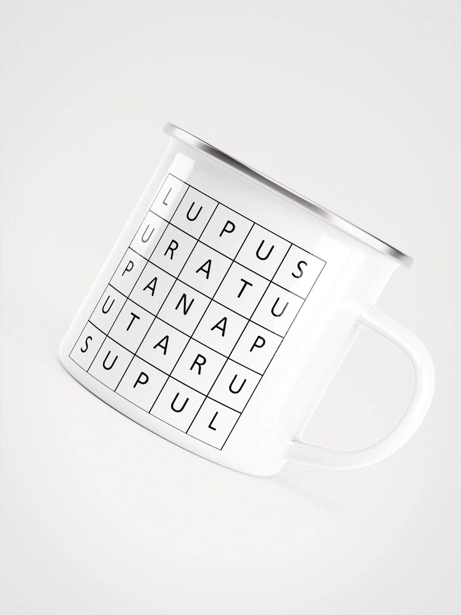 L-U-P Grid Steel Mug product image (5)