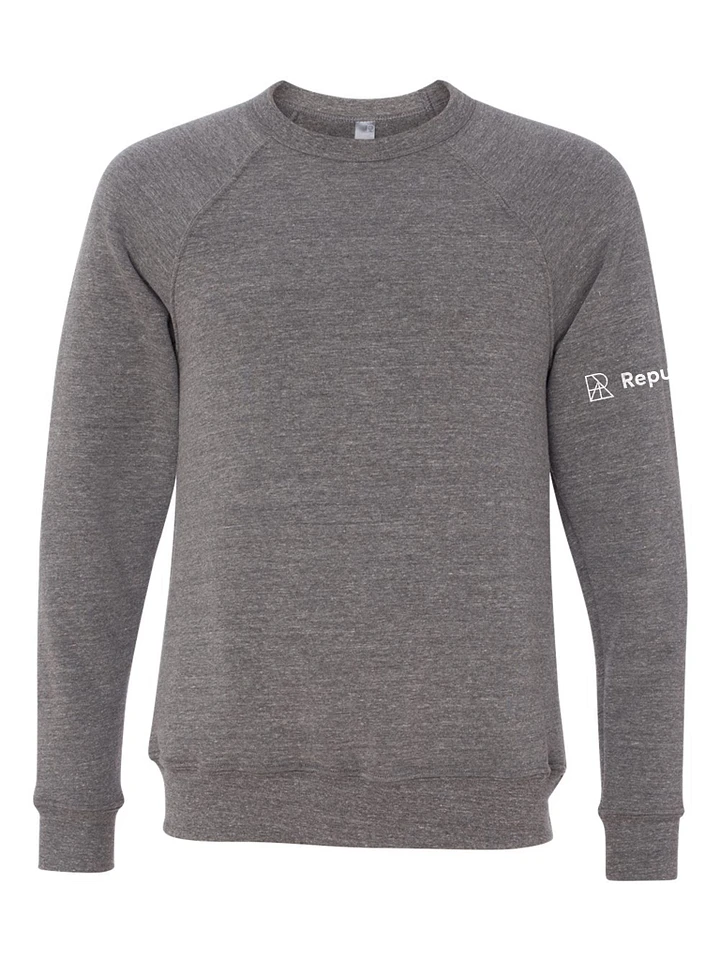 Republic Fleece Raglan Sweatshirt Grey Triblend product image (1)