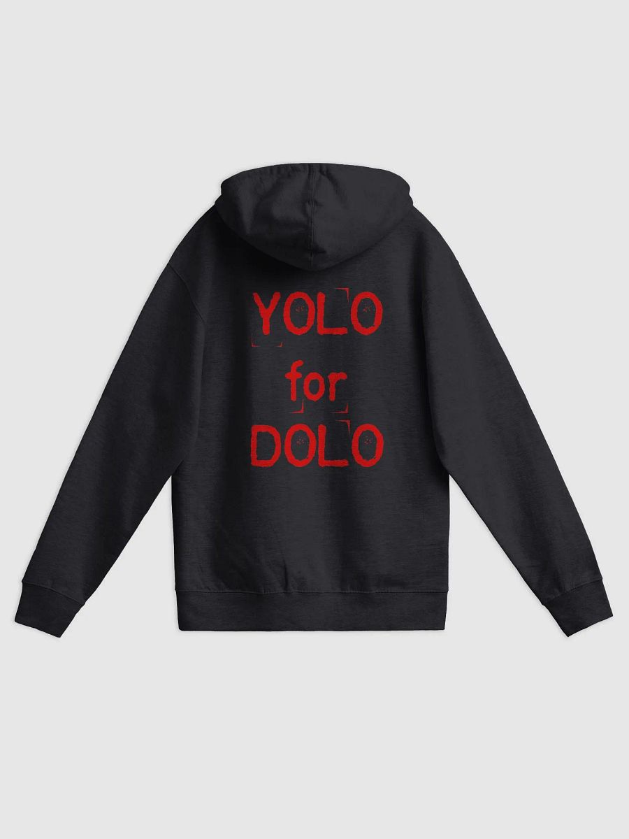 YOLO For DOLO - Premium Zipper Hoodie - Dark Colors product image (5)