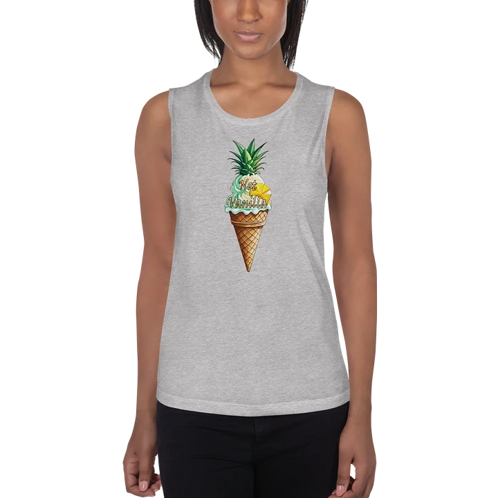 Not Vanilla Ice-cream cone flowy tank shirt product image (13)