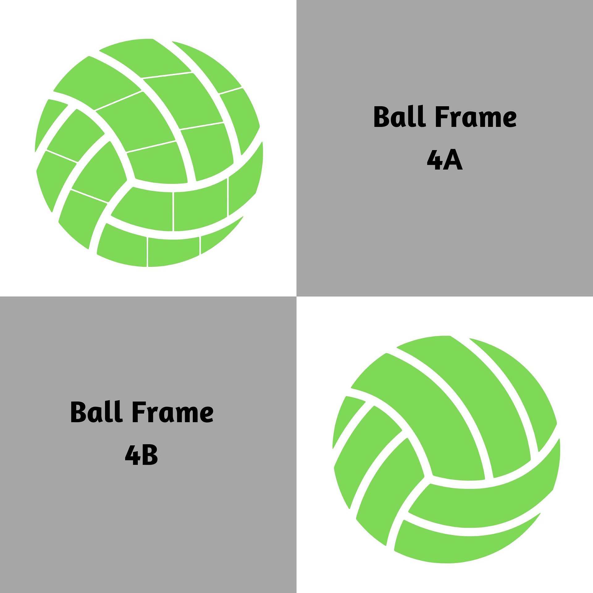 8 Ball-Shaped Frames Canva Templates product image (8)